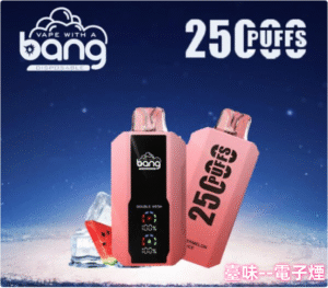 臺味--電子煙Bang Large screen 25000口超大容量一次性可充電電子煙/最新爆款