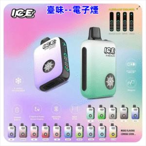 臺味--電子煙ICE FREEZE 10000 PUFFS拋棄式電子煙 四檔涼度調節 台灣現貨 711到付